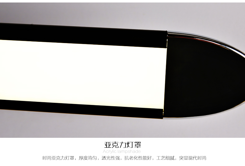 智能led灯防雾半圆浴室镜,新中式镜前灯卫生间led化妆灯