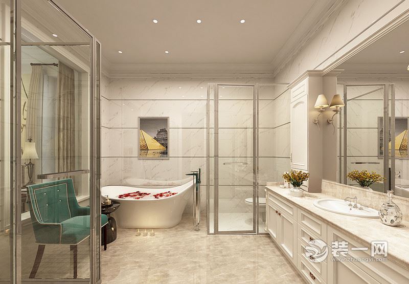 石家庄兰园横厅户型装修效果图,石家庄碧景园160平装修效果图