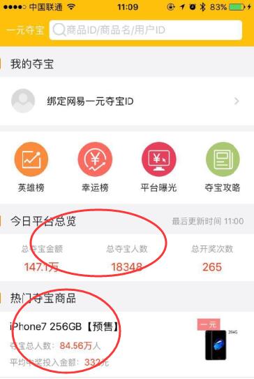 网易1元夺宝改版,网易一元夺宝赚了多少钱