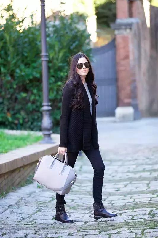 短靴和阔腿裤怎么搭配小个子,穿出长腿经典舒适基础百搭小短靴