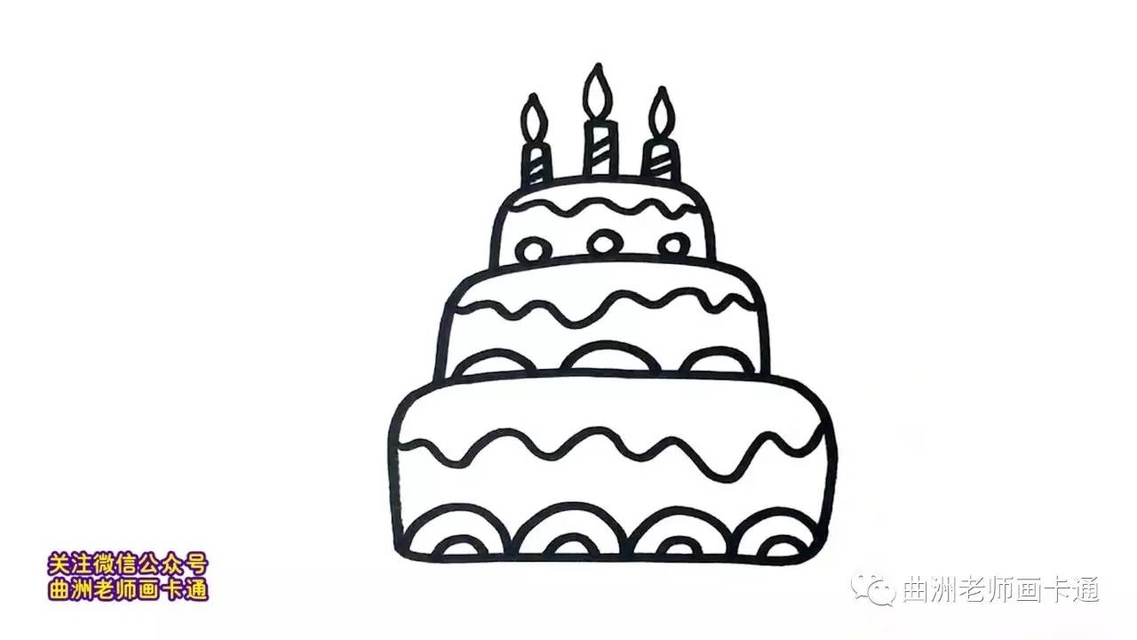 漂亮的城堡儿童简笔画,糖果公主城堡怎么画简笔画