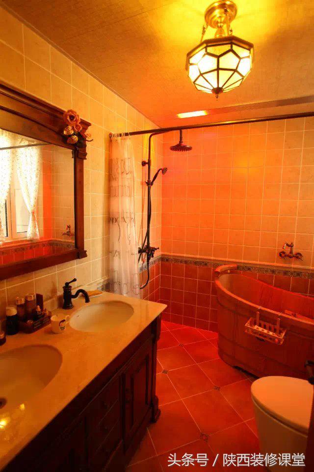 125平美式乡村风25万勉强硬装搞定,135平方美式乡村风情