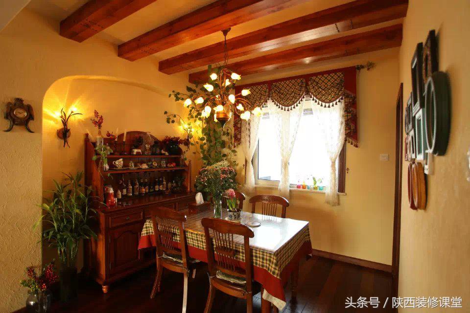 125平美式乡村风25万勉强硬装搞定,135平方美式乡村风情