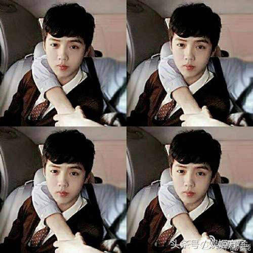 九年前的一个帖子暴露当时的鹿晗多帅，同学录上学妹将来要嫁给他