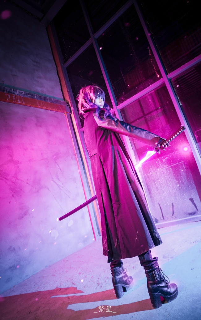 御芍神紫cos妆教程,御芍神紫cosplay漫展