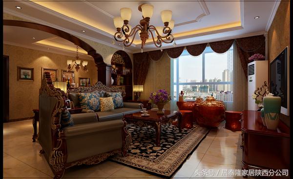 古典奢华的欧式风格,140高级优雅轻奢装修