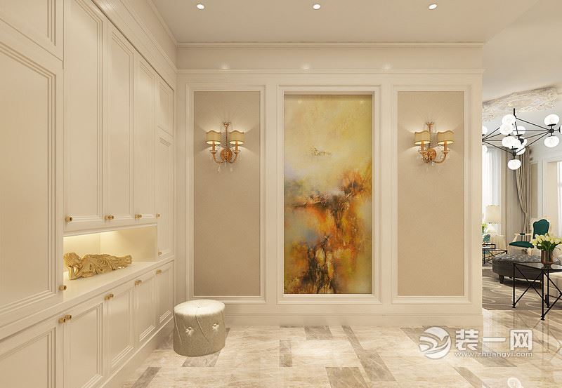 石家庄兰园横厅户型装修效果图,石家庄碧景园160平装修效果图