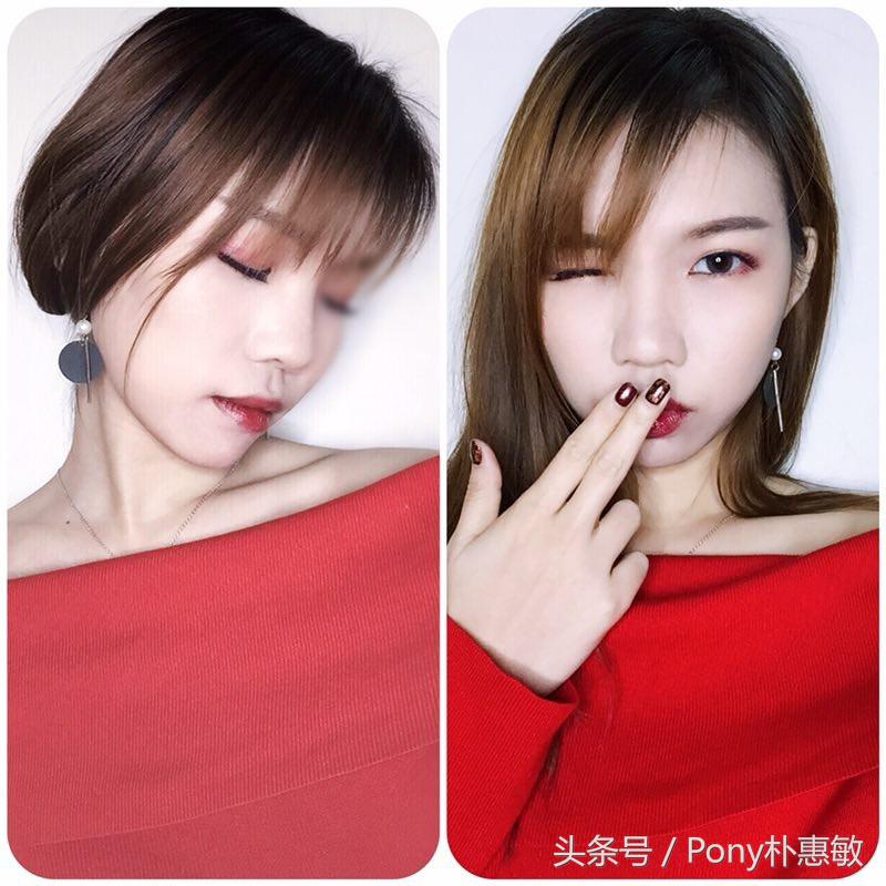 pony化妆师给路人化妆,化妆师pony细心的给别人化妆