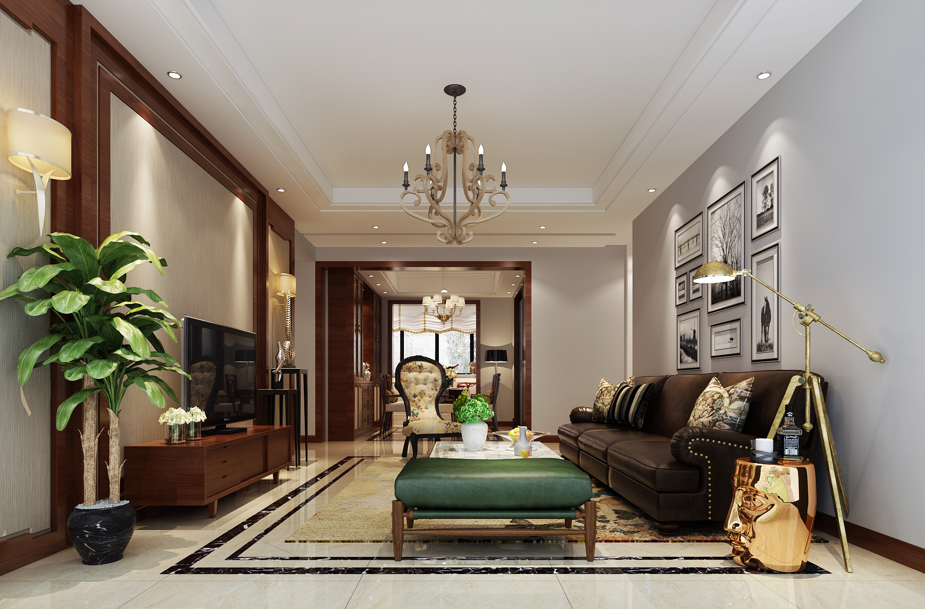 莱蒙都会三房小户型,南昌莱蒙都会loft公寓法式风装修