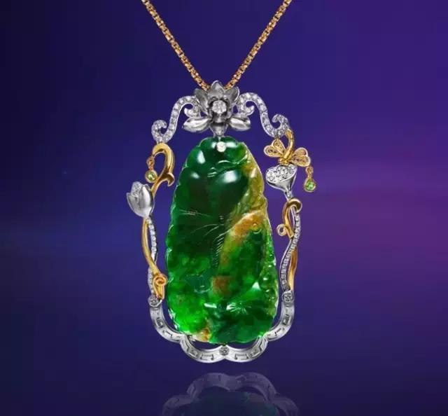 翡翠镶嵌是银的好还是18k金的好,k金镶嵌翡翠定制
