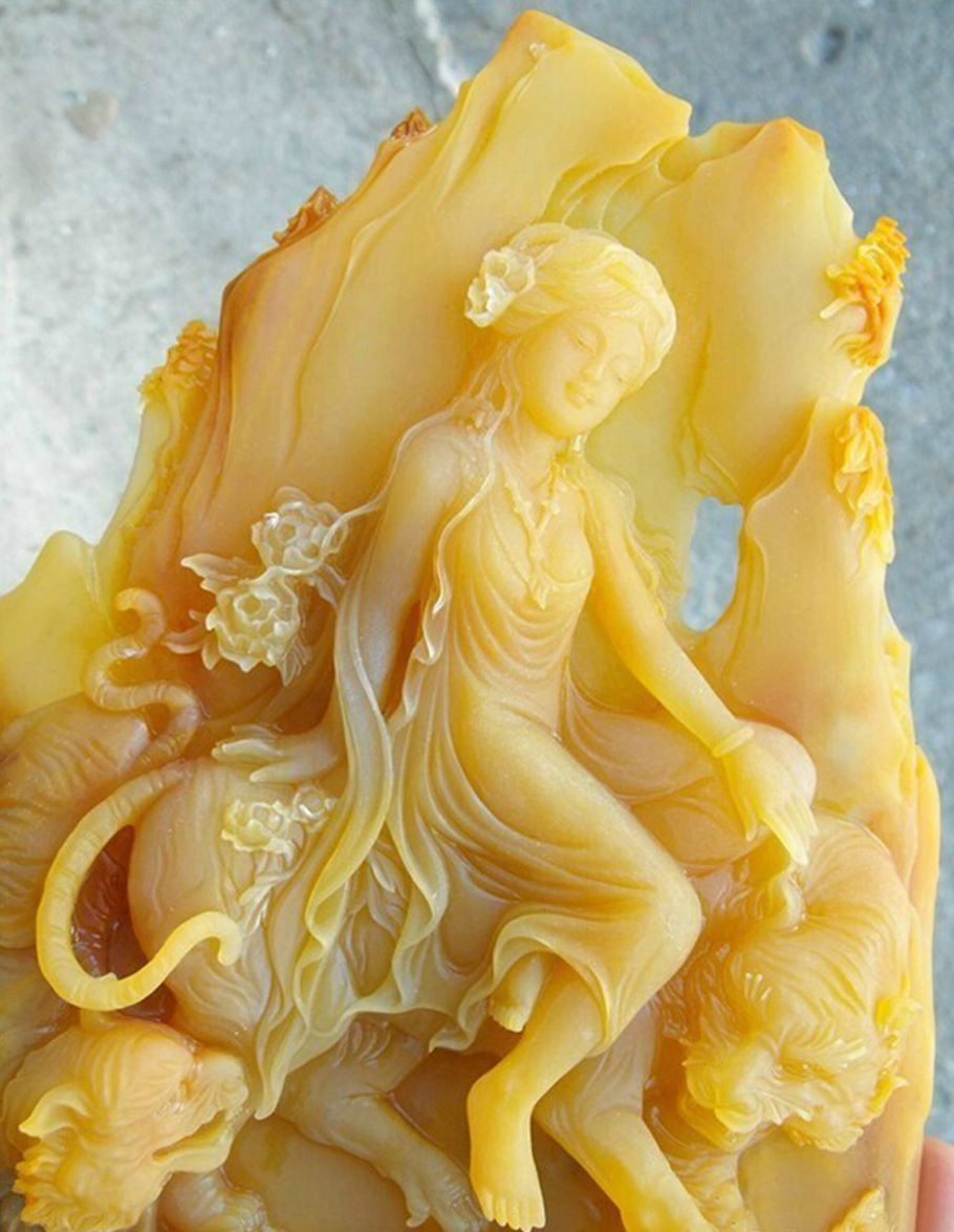 和田玉籽料原石新疆店,新疆和田玉店里