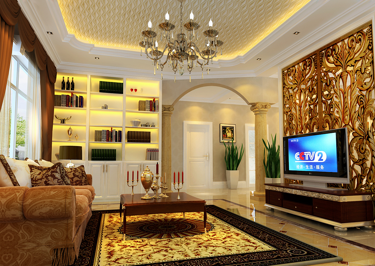 石家庄亿城上山间最新效果图,石家庄新古典大宅设计效果图