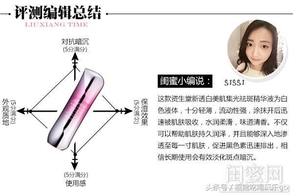 资生堂透白淡斑精华测评,资生堂耀白祛斑精华