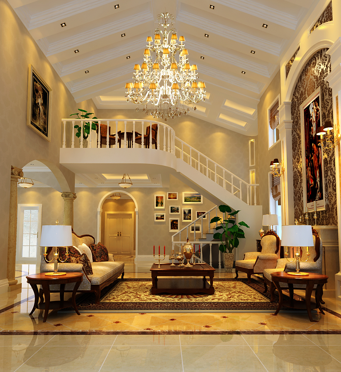 石家庄亿城上山间最新效果图,石家庄新古典大宅设计效果图