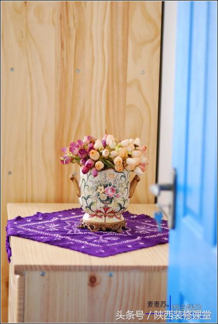 133平4室2厅2卫的四叶草户型装修,133平4室2厅2卫极简奶油风格