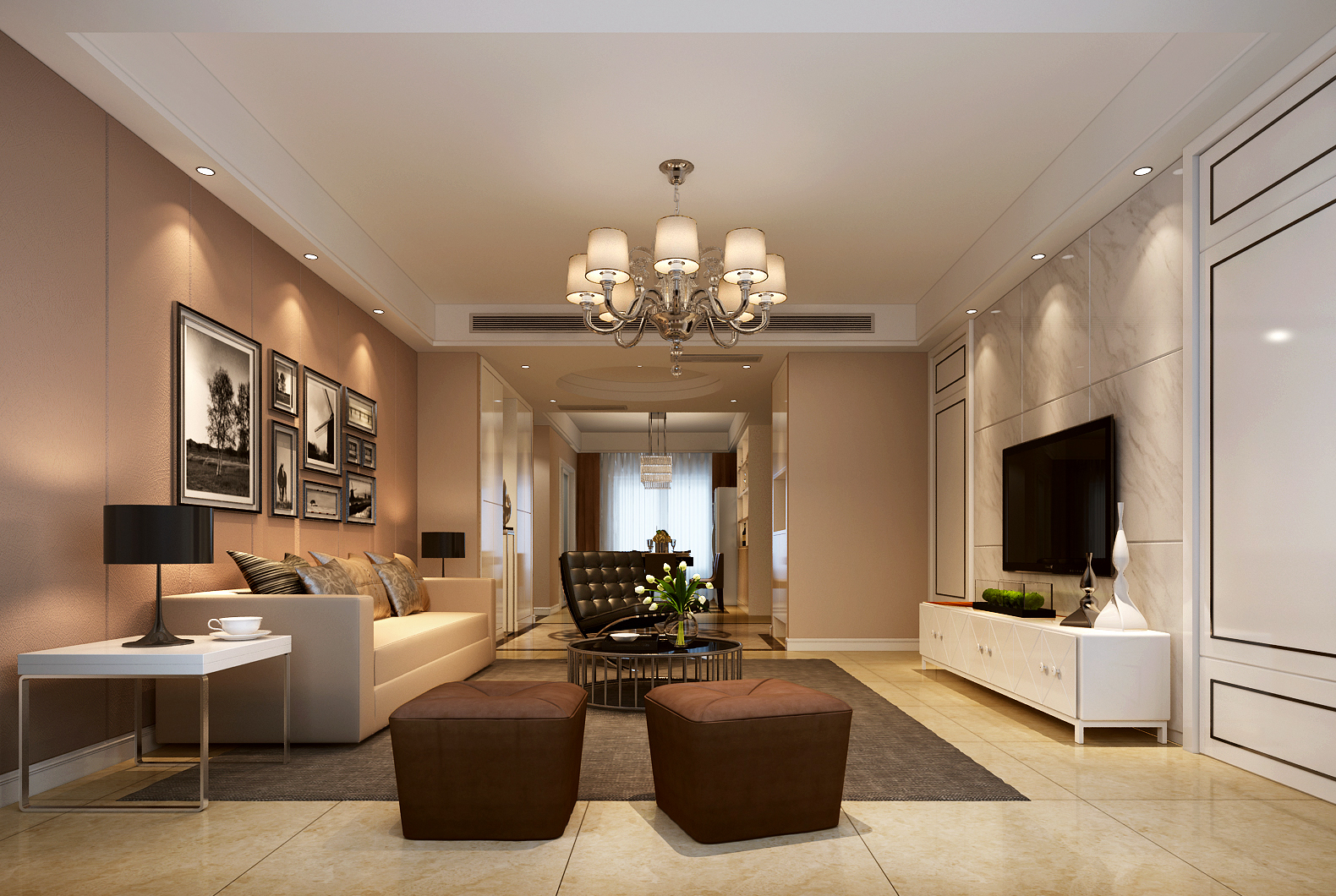 丛一楼装饰实力打造,南昌莱蒙都会170平四房现代风,空间层次这么饱满,能不让老婆满意吗?