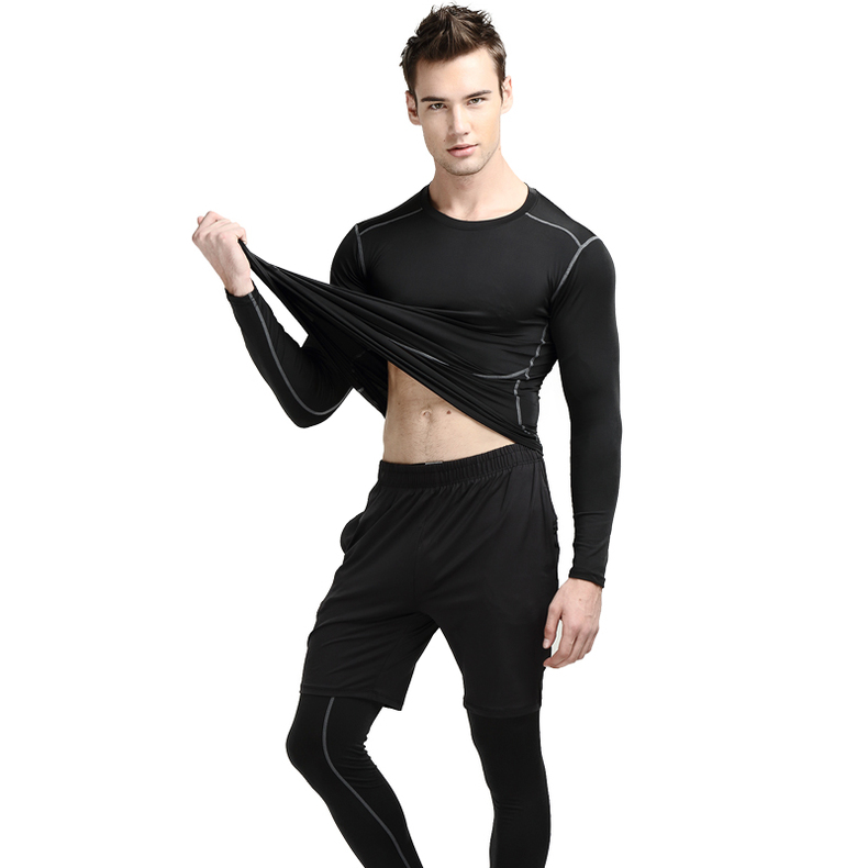 当健身服变成日常装,健身型男衣服