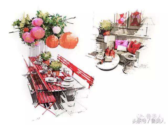 赵国斌室内手绘,赵国斌室内设计