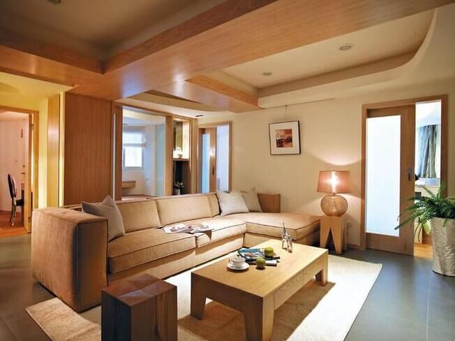 淄博紫园装修效果图,淄川紫御城128平装修