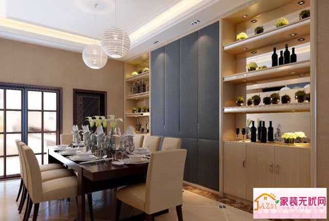 100个餐厅柜效果图,40平方餐厅包厢效果图