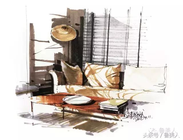 赵国斌室内手绘,赵国斌室内设计