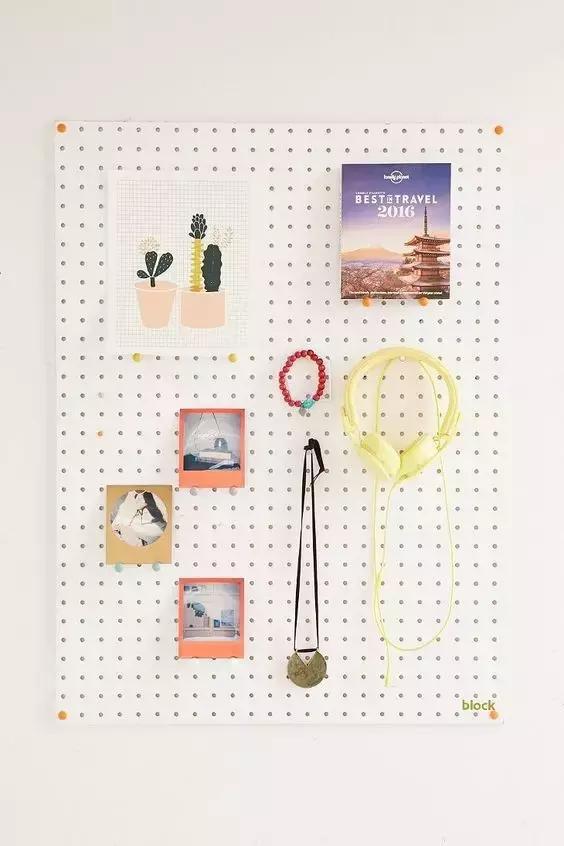 懒人收纳福利：一块板子让你告别房间凌乱，颜值飙升！