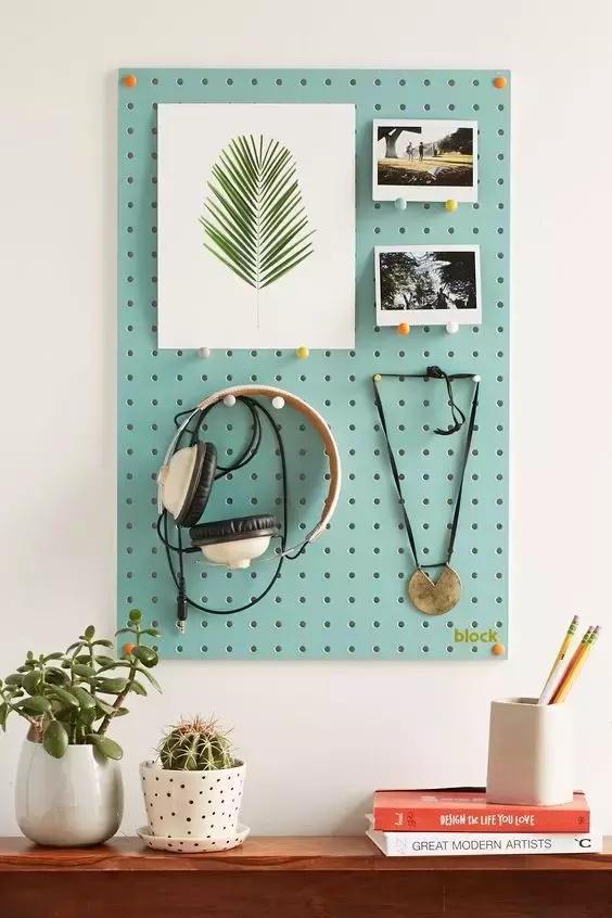 懒人收纳福利：一块板子让你告别房间凌乱，颜值飙升！