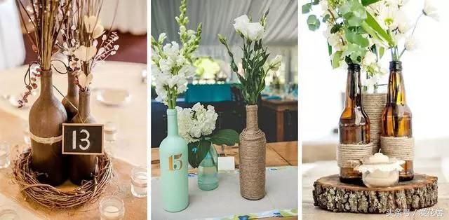 圆形铁丝花瓶手工制作摆件教程,大号落地花瓶干花装饰摆件自制