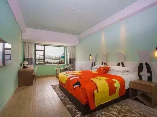 上海疯狂动物城主题酒店,上海迪士尼酒店布置疯狂动物城