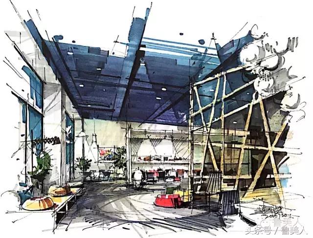 赵国斌室内手绘,赵国斌室内设计