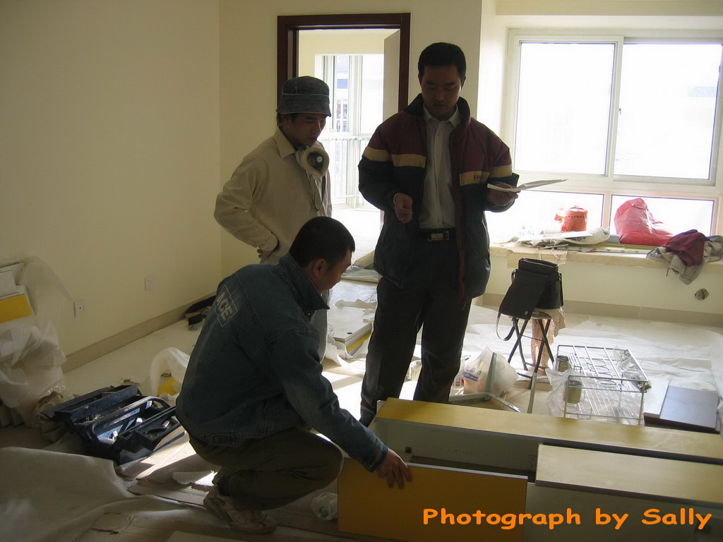 装修日志橱柜,房间橱柜安装全过程