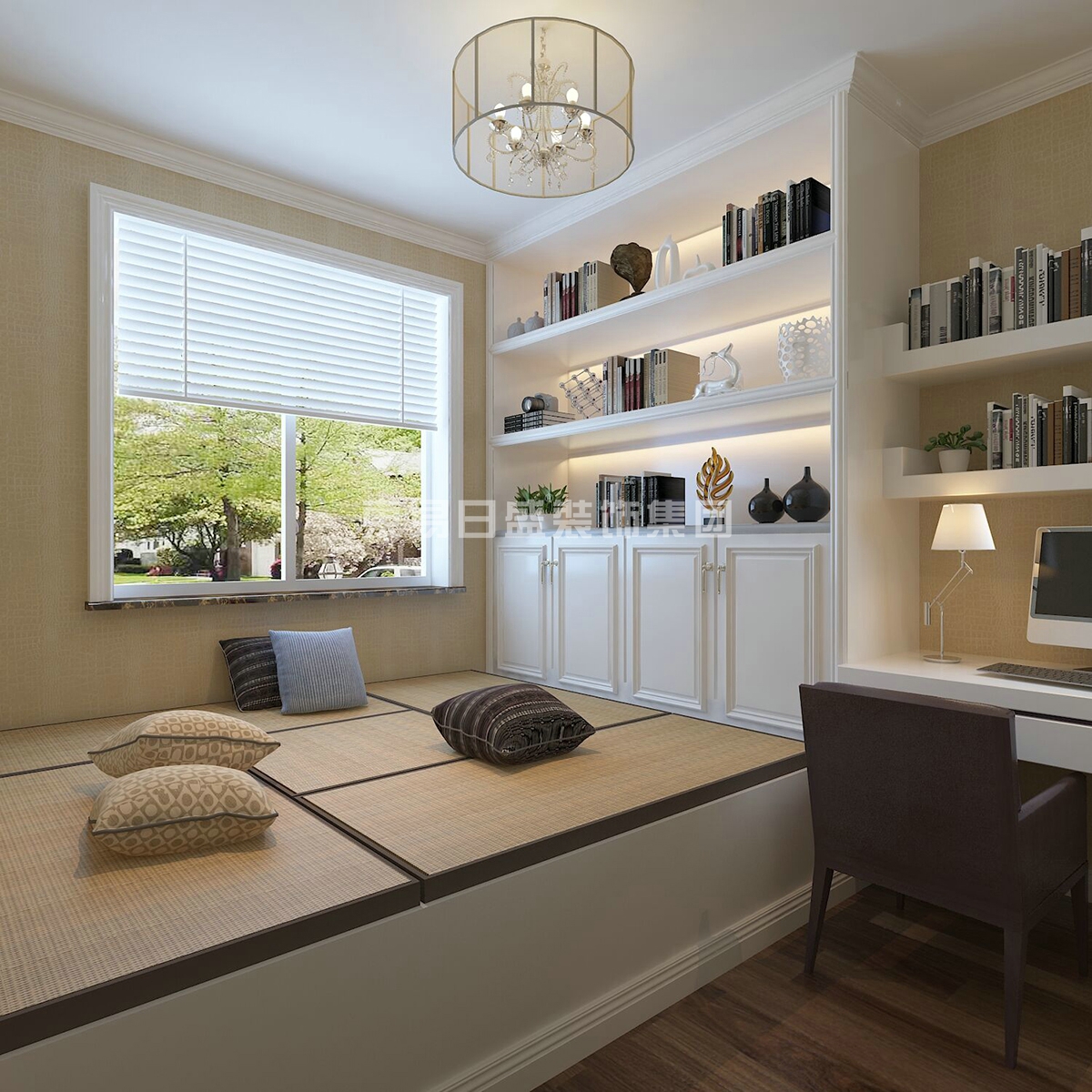 泰丰牧马湖120平装修风格,泰丰观湖两室两厅装修效果