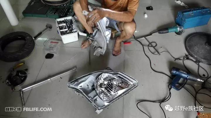 霸道120升级灯光海拉6透镜