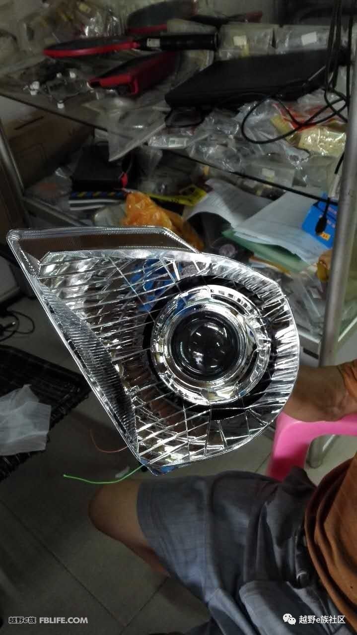 霸道120升级灯光海拉6透镜