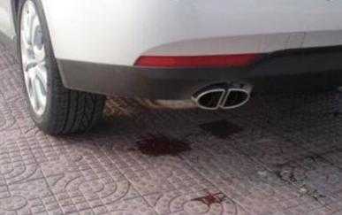 汽车排气管滴水但是尾气臭,汽车排气管滴水有突突声