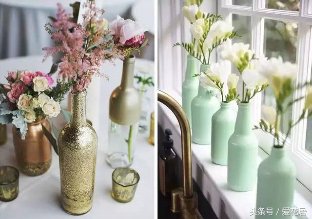 圆形铁丝花瓶手工制作摆件教程,大号落地花瓶干花装饰摆件自制