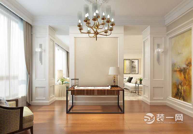 石家庄兰园横厅户型装修效果图,石家庄碧景园160平装修效果图