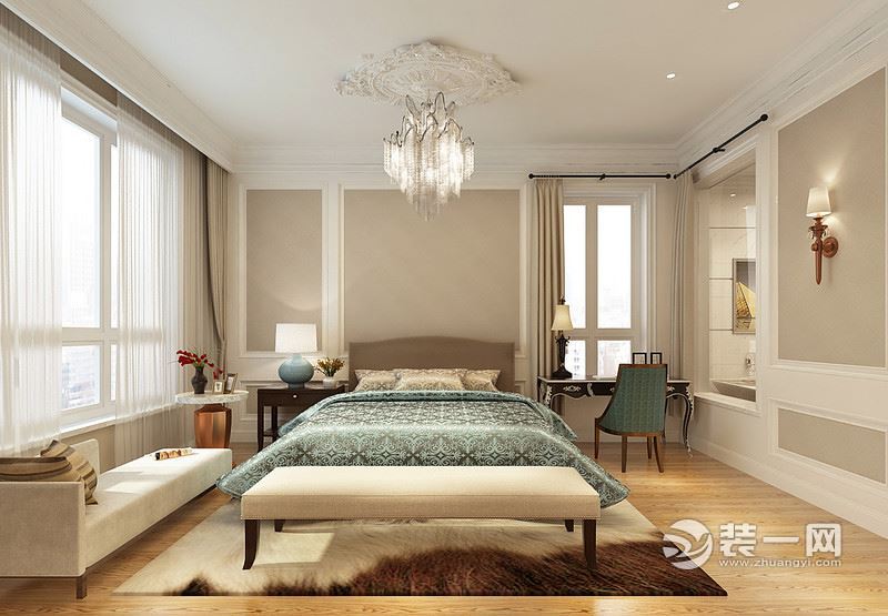 石家庄兰园横厅户型装修效果图,石家庄碧景园160平装修效果图