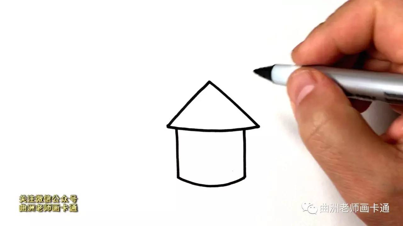 漂亮的城堡儿童简笔画,糖果公主城堡怎么画简笔画