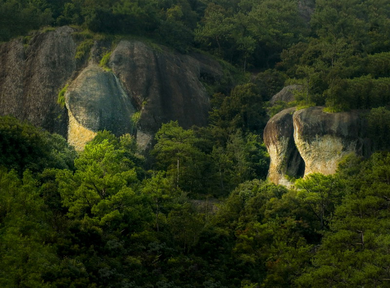 雨天永泰百漈沟景区,别有洞天溶洞
