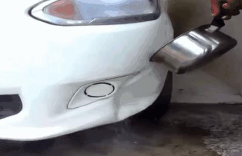 热水能修复汽车的凹坑吗,长安汽车车门凹痕用开水修复