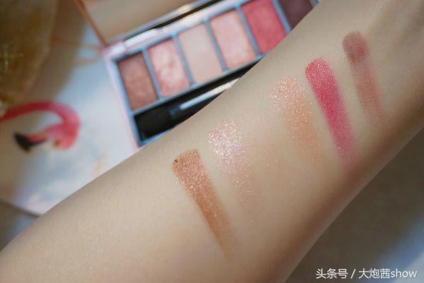 情人节七色眼影盘,纯色限定情人节八色眼影