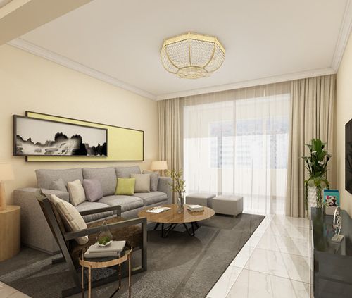 天津两室一厅装修设计效果图,天津奥莱城二手房