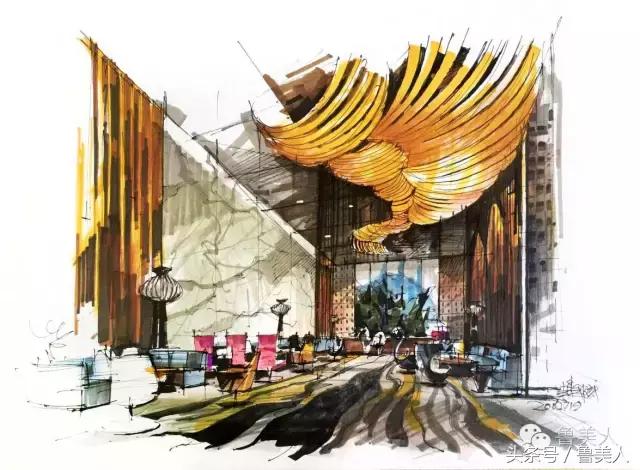 赵国斌室内手绘,赵国斌室内设计