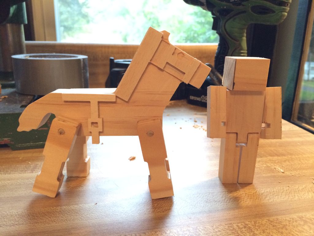 用木块和爱,构筑起桌面上的《我的世界》