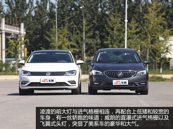 大众凌渡与别克威朗空间,别克威朗直线加速对比凌渡