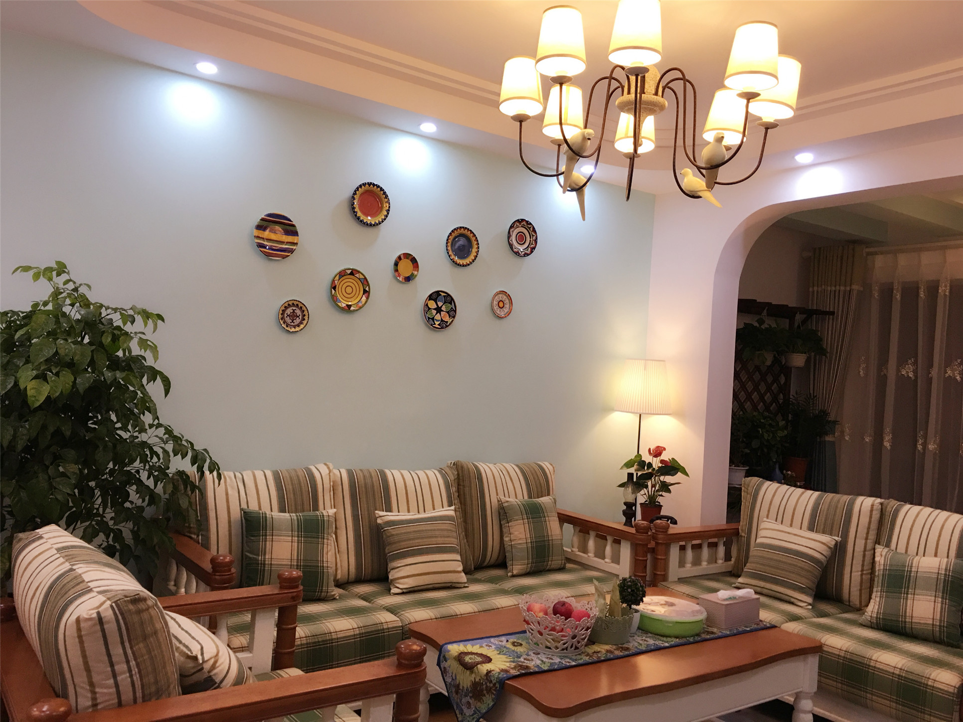 客餐厅一体装修新家,客餐厅一体房子装修设计欣赏