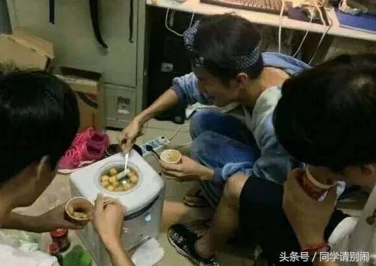 学生党宿舍做饭炒菜神器,宿舍小电锅煮火锅教程