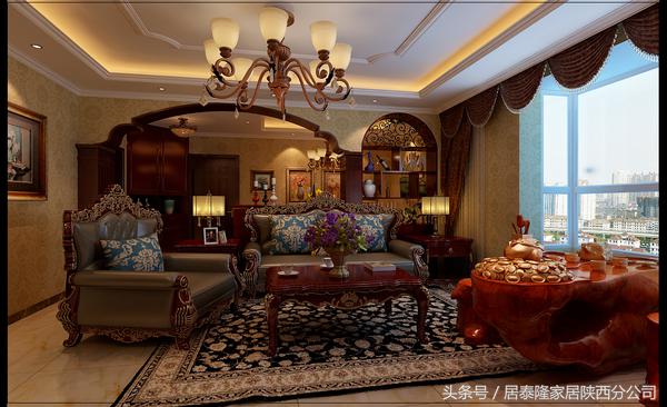 古典奢华的欧式风格,140高级优雅轻奢装修