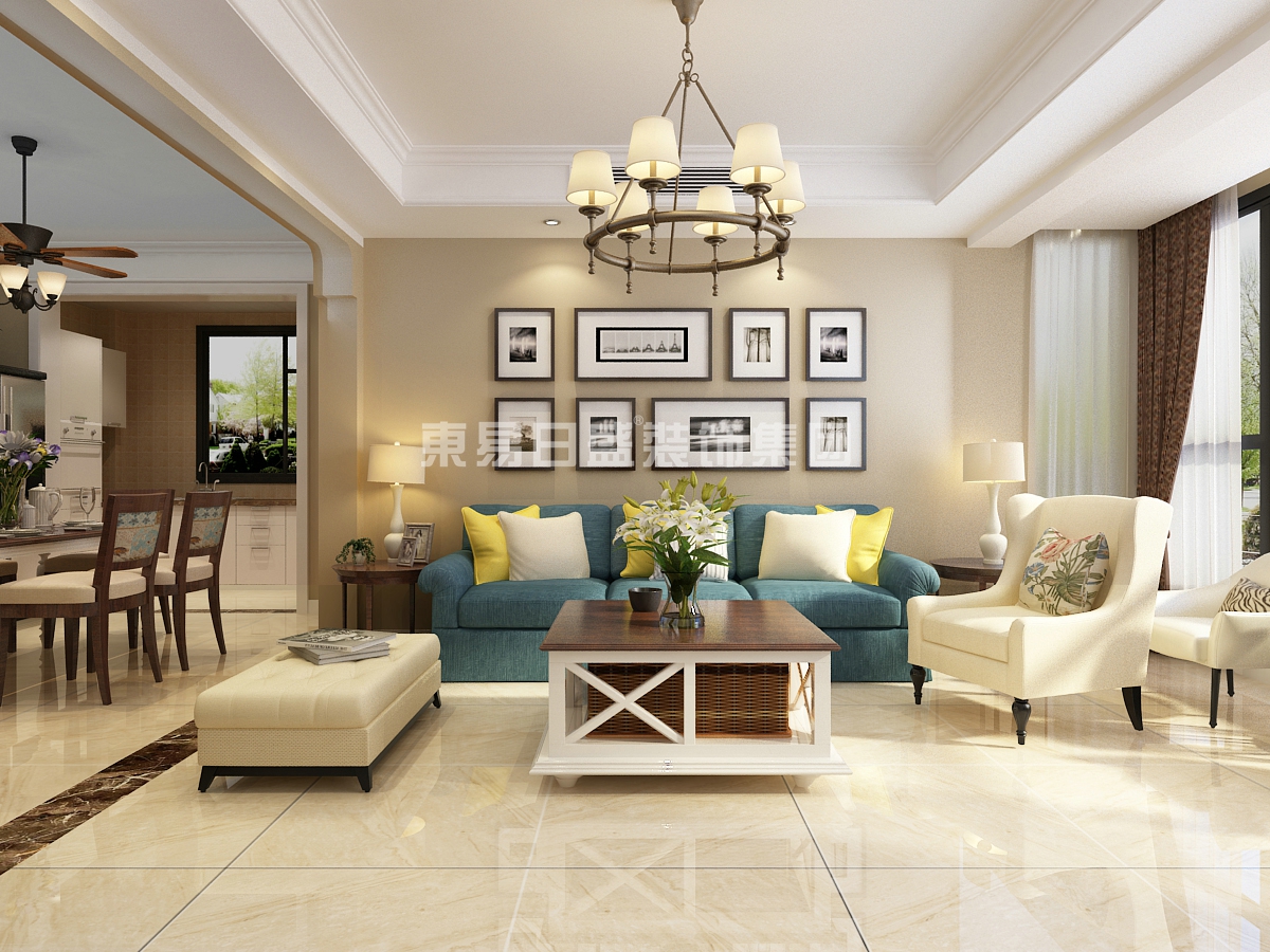 泰丰牧马湖120平装修风格,泰丰观湖两室两厅装修效果